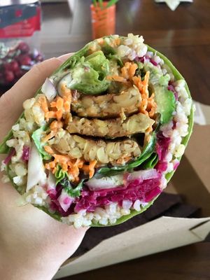 Tempeh avocado wrap! 🥑 at Slice of Life in Sebastopol