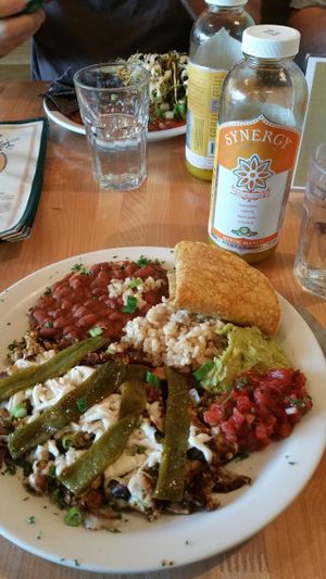 Yummy tofu rancheros! at Slice of Life in Sebastopol