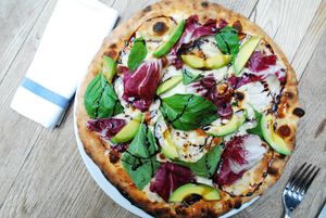 Avocado Pizza at Farina - Polanco in Mexico City
