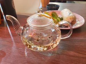 Lemon Myrtle Tea at Khoi in Marrickville