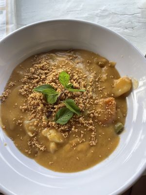 Massaman curry  at Mama Tanon Cafe in Don Det