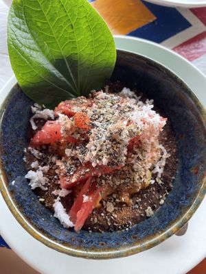 Choco porridge   at Mama Tanon Cafe in Don Det