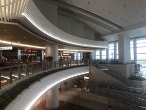 In the “South Food Court” on the 4th floor “renketsu” connecting area. If lost, ask for directions to the “Renketsu 4th floor food court”  at OKA - Don Buri Nantoya - T4F in Naha