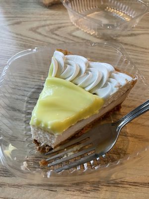 Key lime cheesecake at Eden Vegan Cafe in Scranton