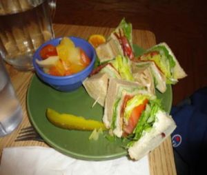 Turkey Club at Eden Vegan Cafe in Scranton