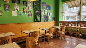 Inside at Eden Vegan Cafe in Scranton