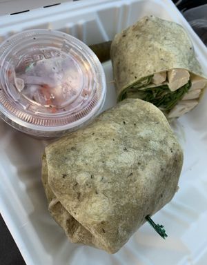 Virginia Wrap  at Eden Vegan Cafe in Scranton