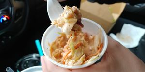 Coleslaw. A little sweet but pretty good at Eden Vegan Cafe in Scranton