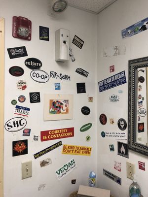 The john ❤️ at Eden Vegan Cafe in Scranton