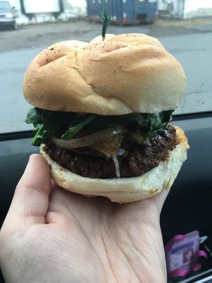 Beyond Burger at Eden Vegan Cafe in Scranton