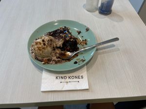 Brownie sundae 😋 at Kind Kones - Forum in Central Singapore