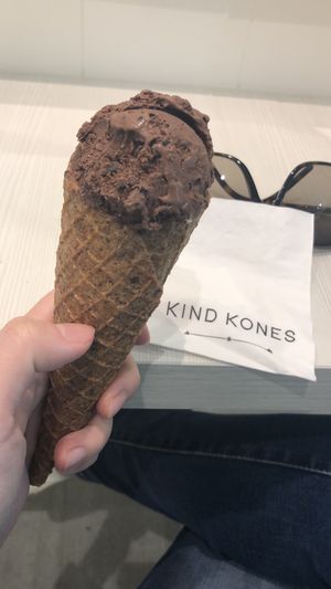 Salted chocolate chip, nice and creamy at Kind Kones - Forum in Central Singapore