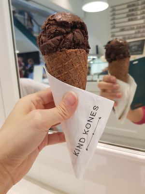 Chocolate sorbet! Nice!!!! at Kind Kones - Forum in Central Singapore