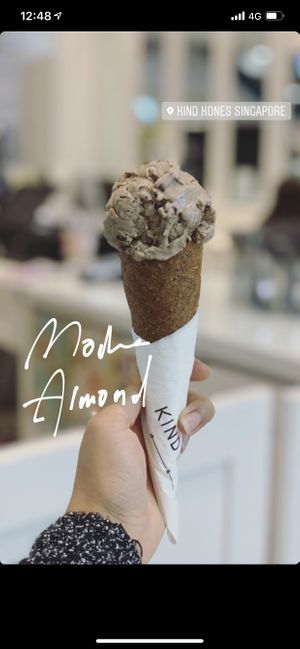 Mocha Almond KK! at Kind Kones - Forum in Central Singapore