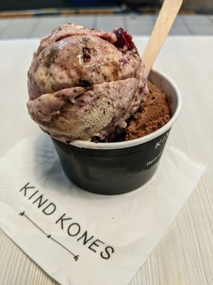 Black Forest and Kampung Snickers at Kind Kones - Forum in Central Singapore