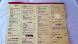 Menu at Delhi Wala in South West London