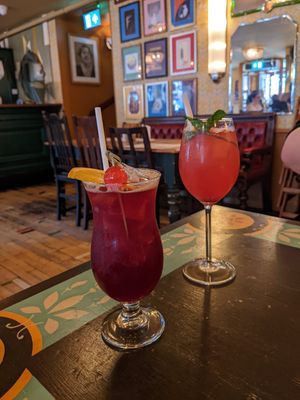 Vegan cocktail and mocktail at Lounges - Sorbo Lounge in Chesterfield