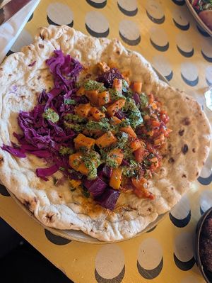 Vegan flatbread at Lounges - Sorbo Lounge in Chesterfield