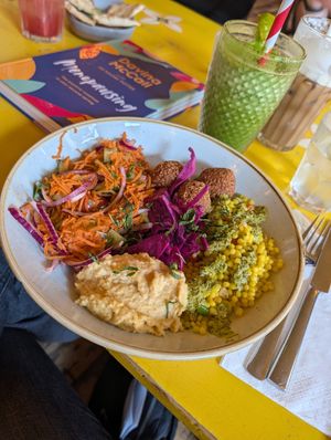 Vegan mezze bowl at Lounges - Sorbo Lounge in Chesterfield