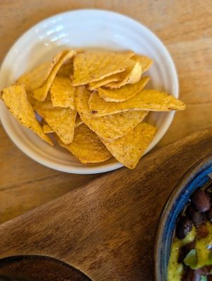 Chips, these came with the guacamole  - tapas at Lounges - Sorbo Lounge in Chesterfield