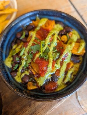 Black bean and sweetcorn - tapas at Lounges - Sorbo Lounge in Chesterfield