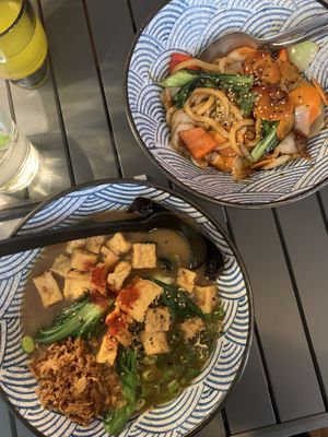 Miso Ramen with Tofu and Udon Noodles (without egg)   at Miss Hong in Regensburg