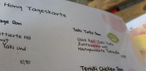 Vegan food at Miss Hong in Regensburg