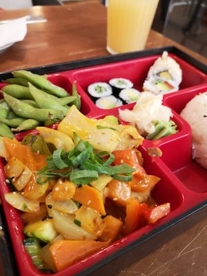 Vegane Bento-Box at Miss Hong in Regensburg