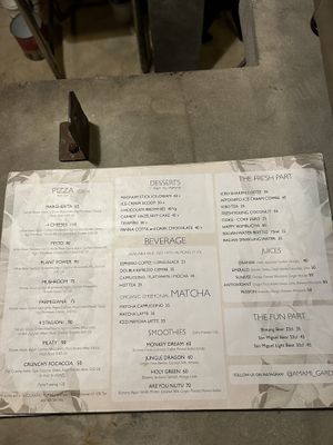 Menu July  at Amami Garden in Ungasan