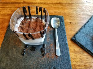 Great Panna Cotta! at Amami Garden in Ungasan