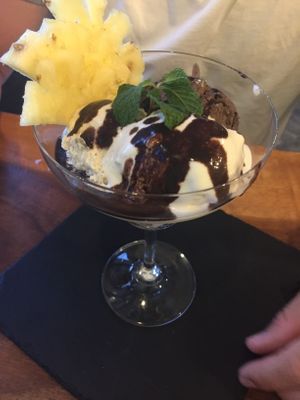 Ice cream  at Amami Garden in Ungasan