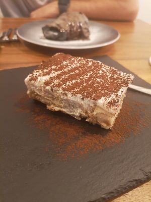 Amazing tiramisu!!! at Amami Garden in Ungasan