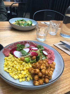 Harvest bowl at Leaf & Vine in Ringwood