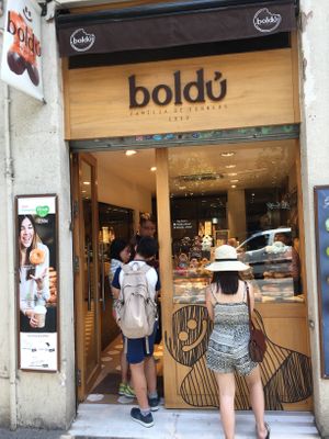 Front  at boldú in Barcelona