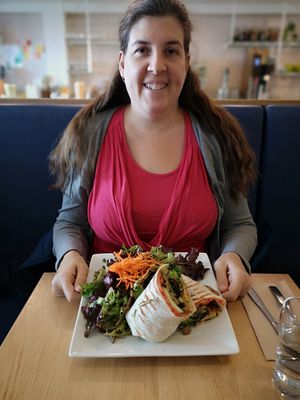 2019-05-11 Falafels sandwich at Pure Kitchen - Kanata in Ottawa