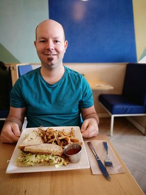 2019-05-11 Tempeh sandwich at Pure Kitchen - Kanata in Ottawa