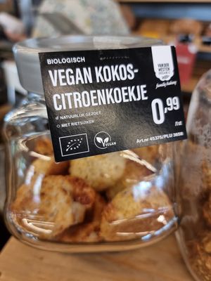 Vegan cookies at Ut Muueletentje in Weert