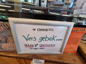 Vegan pastry at Ut Muueletentje in Weert