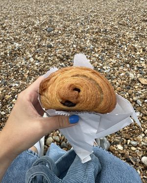 Vegan pain au chocolat 😍 delicious!!  at The Flour Pot Bakery in Brighton