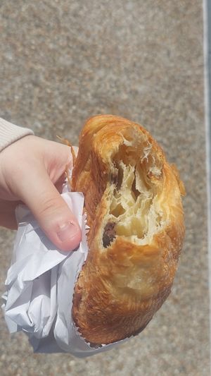 Pain au chocolat at The Flour Pot Bakery in Brighton