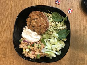 Burger at Kilo&Gram in Bergen