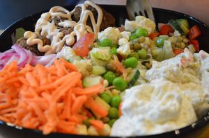 Salad at Kilo&Gram in Bergen