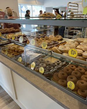 Mostly vegan donuts   at Happy Bellies Bake Shop in Appleton