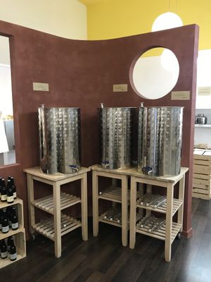 Bulk wine  at Unpacked Shop in Madrid