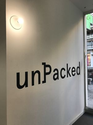 Entrance at Unpacked Shop in Madrid