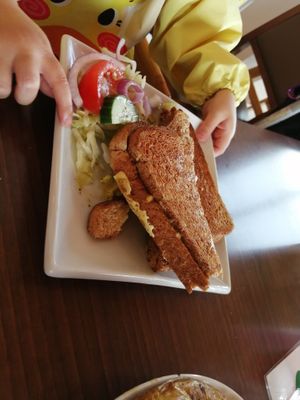 Grilled cheese sandwich at Zeph's Cafe in Oadby