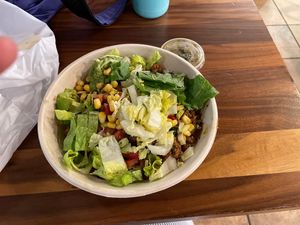 Impossible bowl  at DFW - Qdoba - TA in Dallas