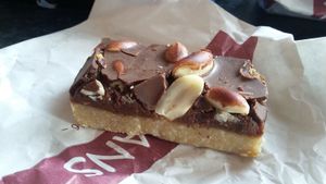 Snickers raw cake at Milligans in Newcastle Upon Tyne
