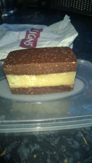 Mint aero raw cake at Milligans in Newcastle Upon Tyne