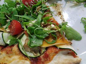 Pizza at Armonia in Mallorca